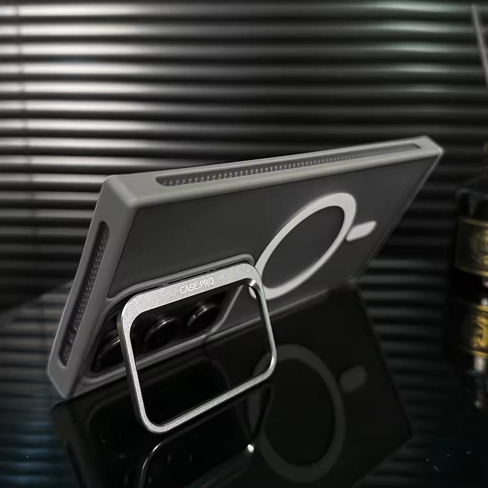 New Frosted Matte Magnetic Metal Kickstand Galaxy Ultra Series Case